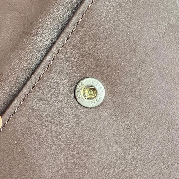 Louis Vuitton Epi Porte Monnaie Elastic Trifold Wallet Brown Leather Card Holder - Picture 9 of 14